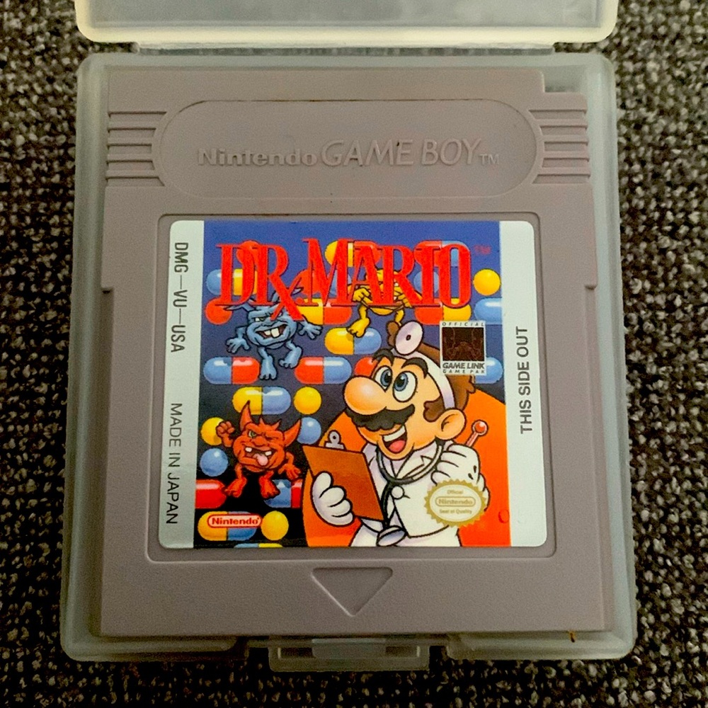 Dr Mario Game Boy cartridge